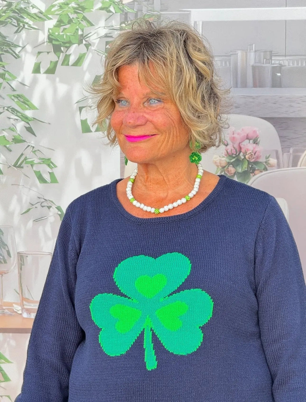 ST PATRICKS BLING NECKLACE