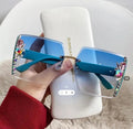 SEA BLUE GEMSTONE GLASSES
