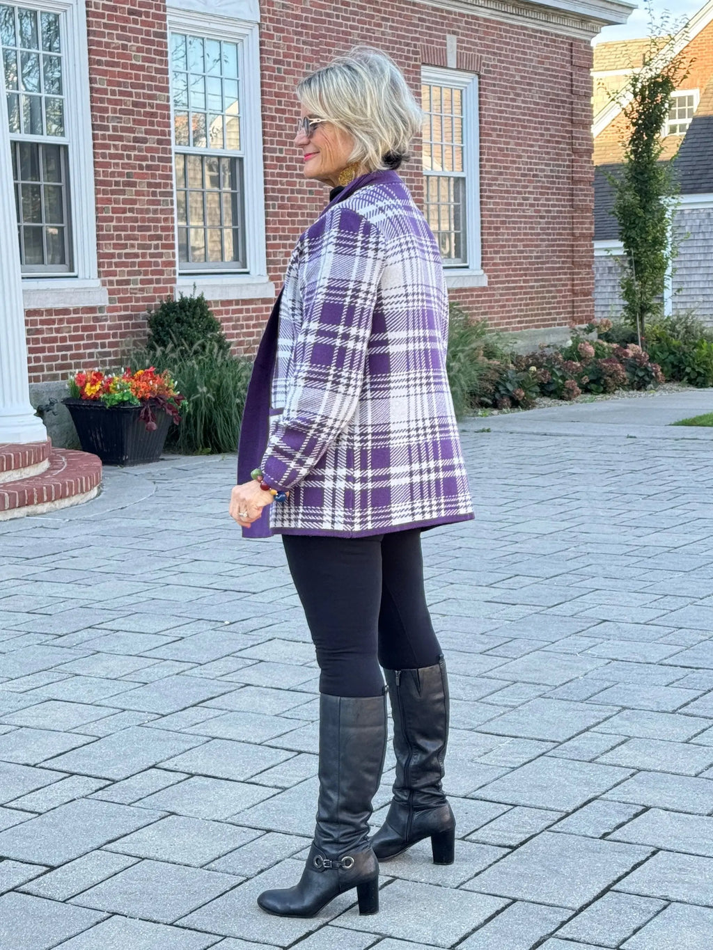 SOUTHERN NIGHTS PURPLE POCKET SWEATER