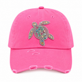 PINK BLING TURTLE HAT