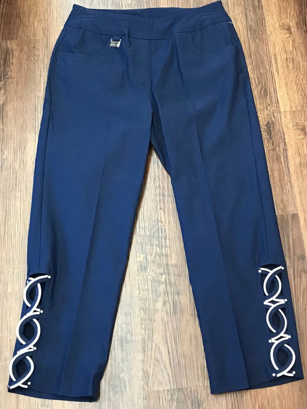 RHINESTONE CAPRI NAVY