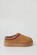 Fur Lined Platform Slipper Booties