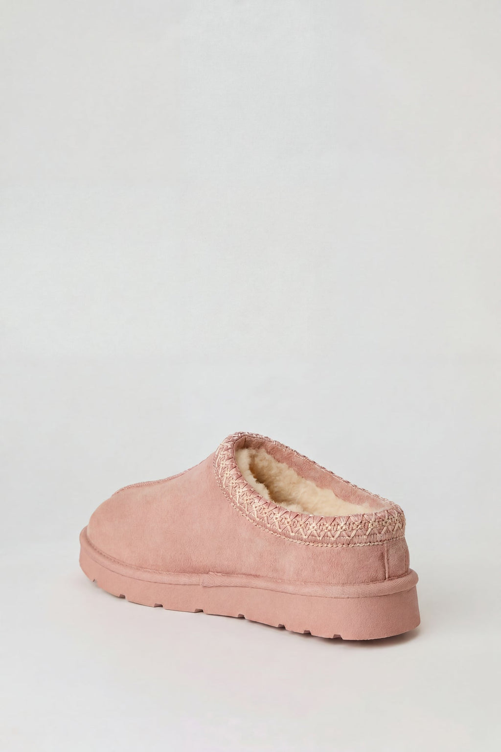 Fur Lined Platform Slipper Booties