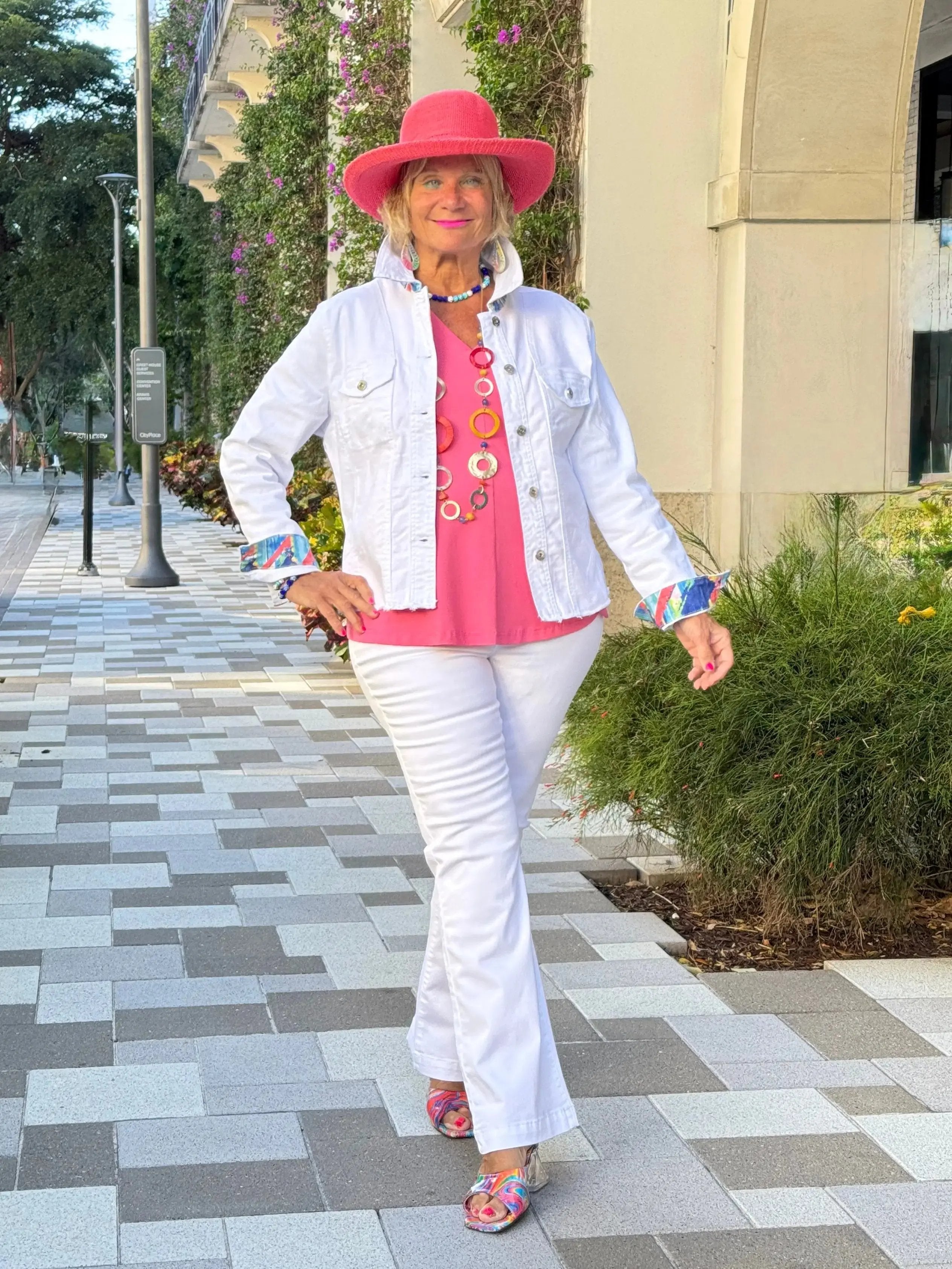 NEXT LEVEL WHITE FLARE JEANS