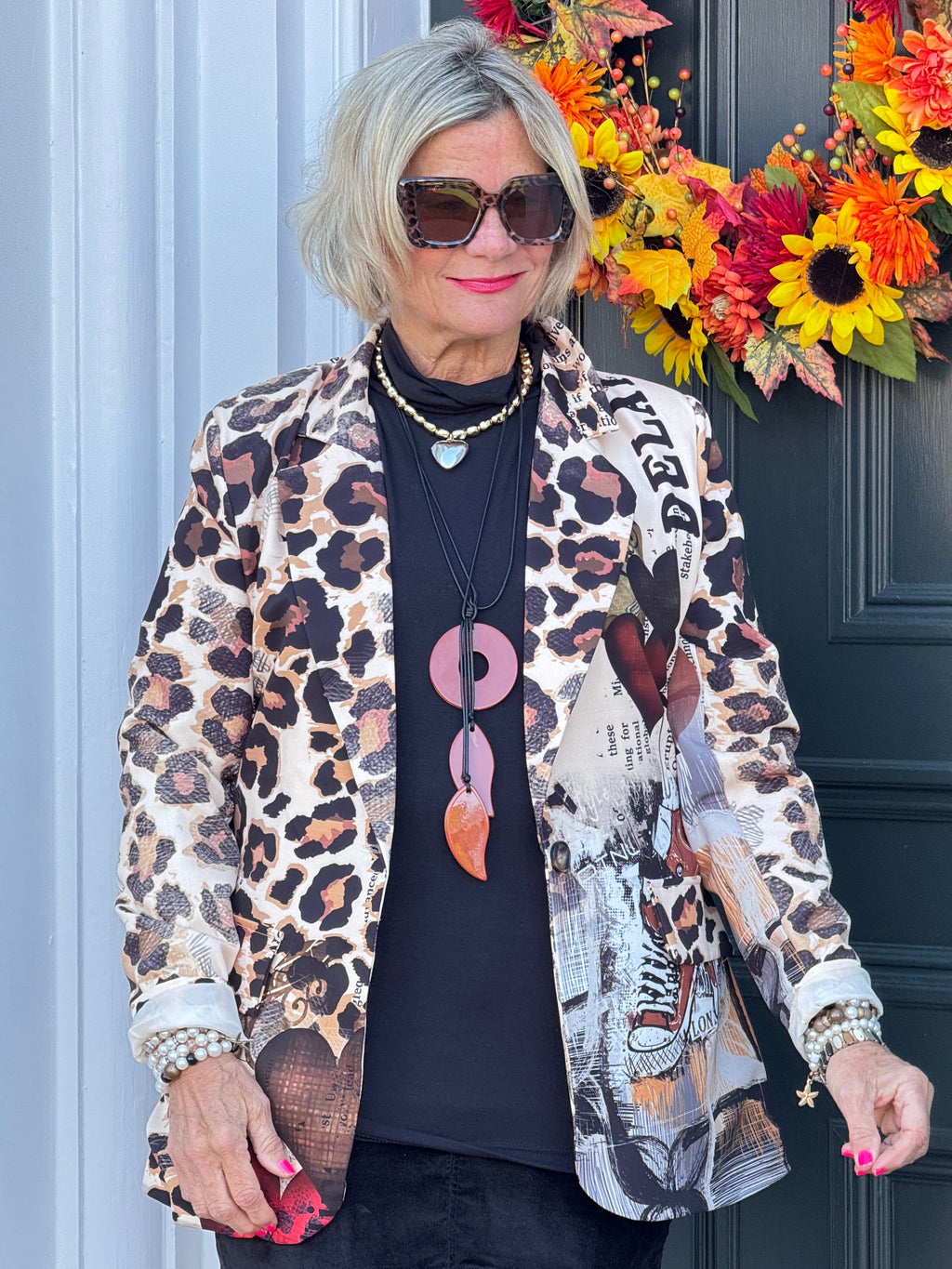 One Size Urban Wild – Leopard Print Blazer