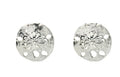 Sandollar dangle earrings