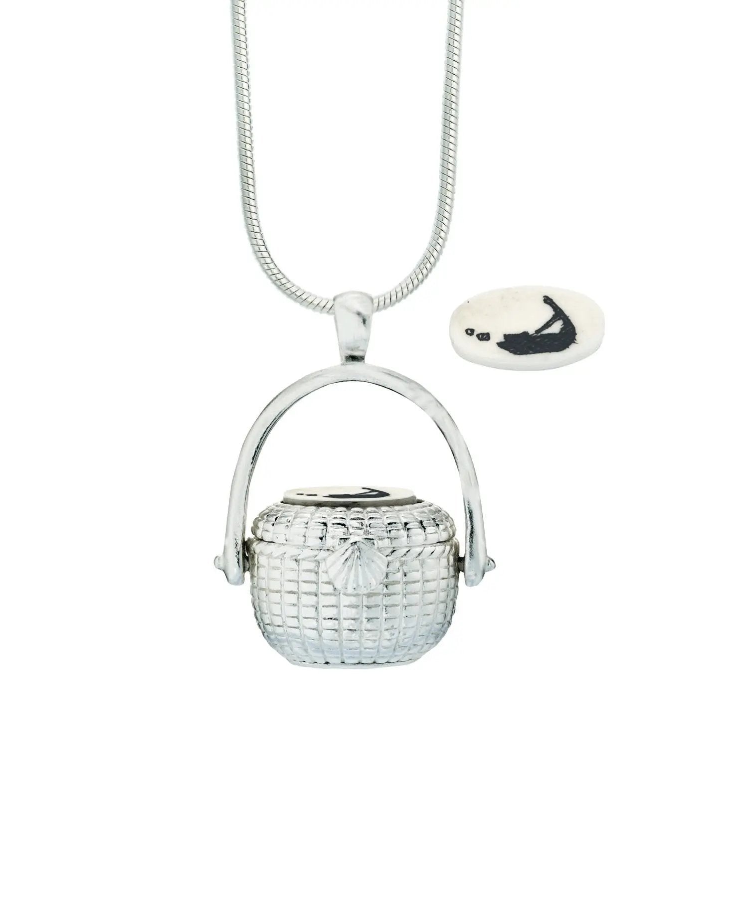 Nantucket Basket Necklace  24"