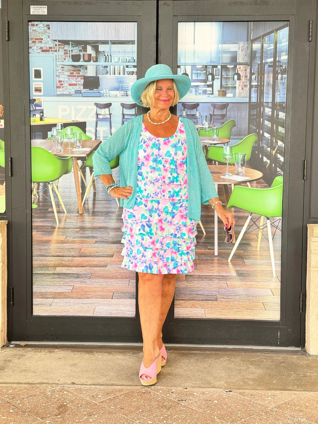 PINK PETALS CHA CHA DRESS