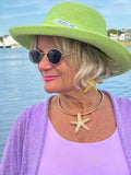 STARFISH BLING GOLD CHOKER SET