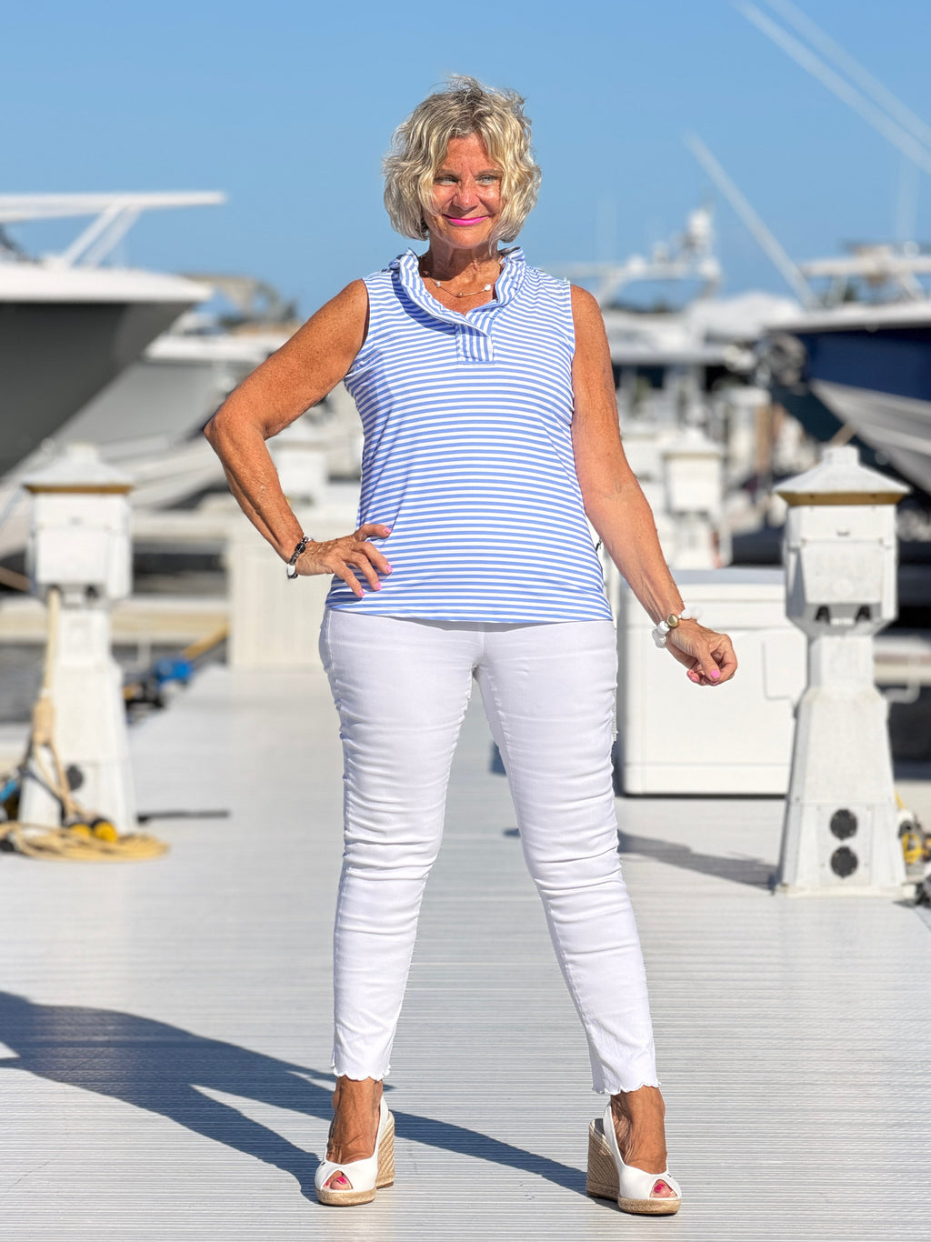 MARINA PERRI RUFFLE TOP