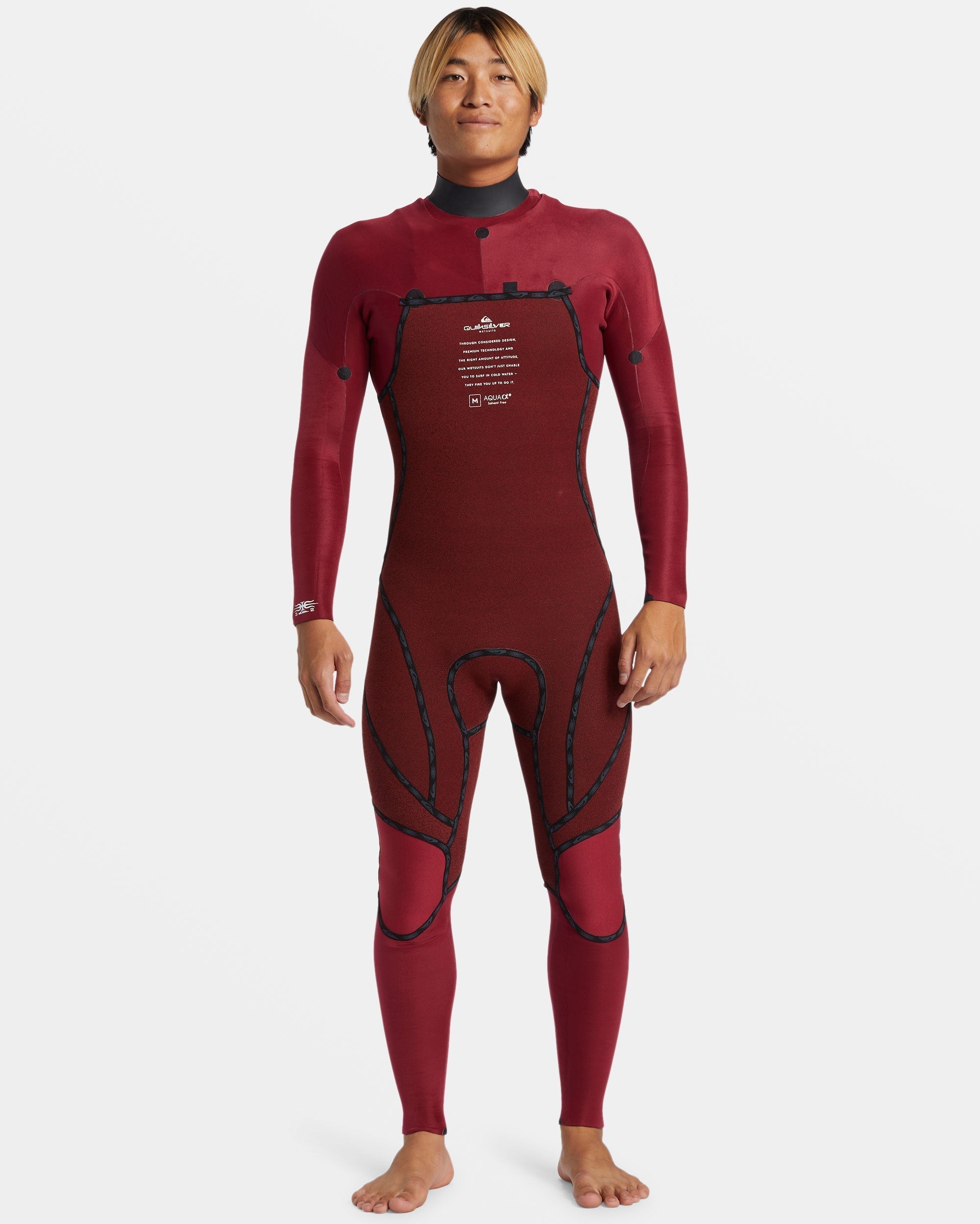 3/2mm Mercury Chest Zip GBS Wetsuit - Olympian Blue