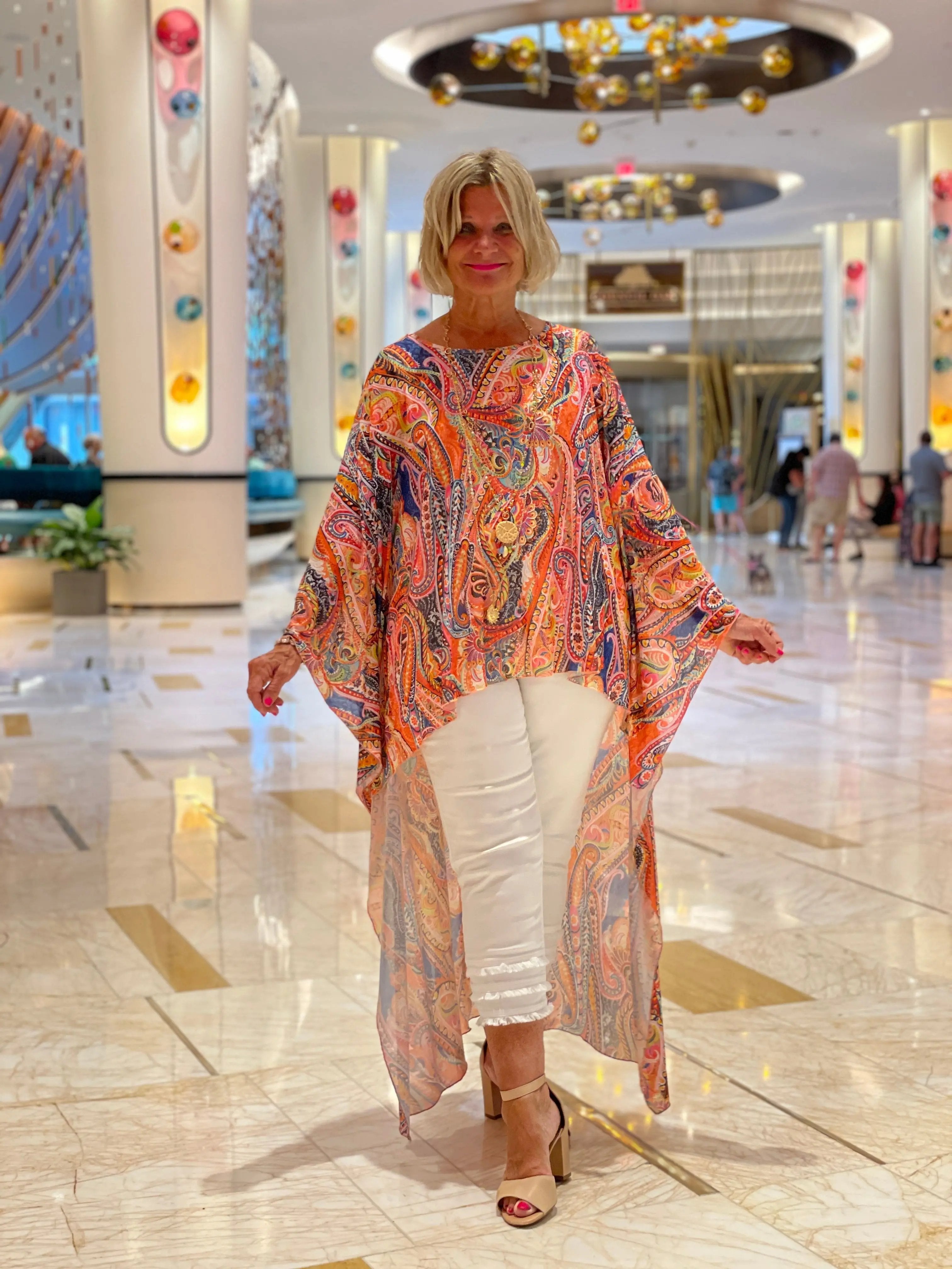 PAISLEY SPALSH TUNIC