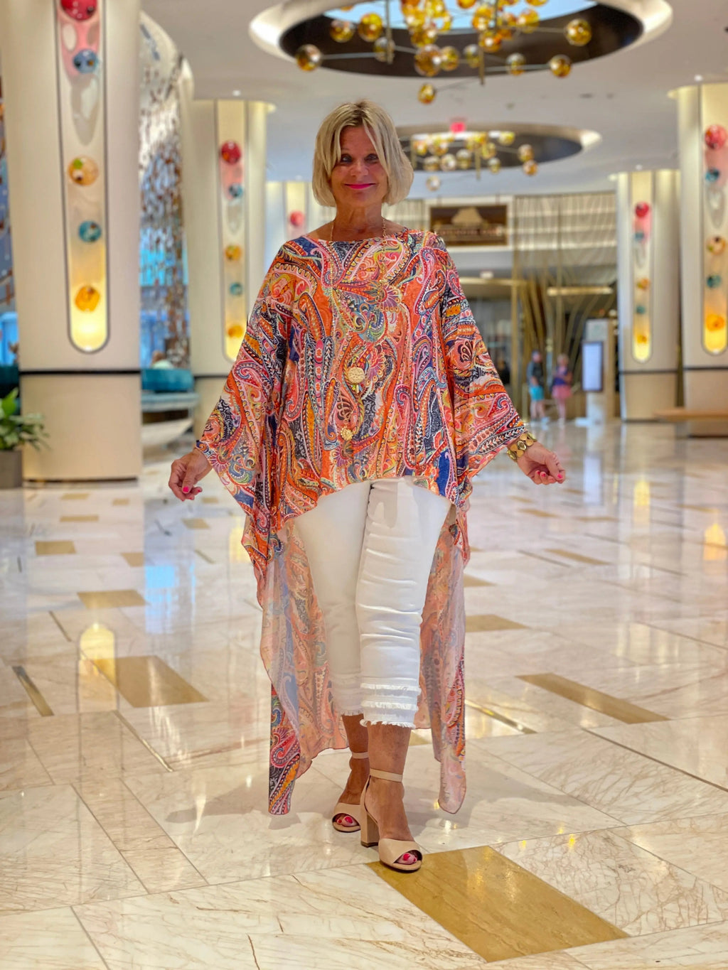 PAISLEY SPALSH TUNIC