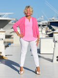 MARINA PINK STRIPE TANK