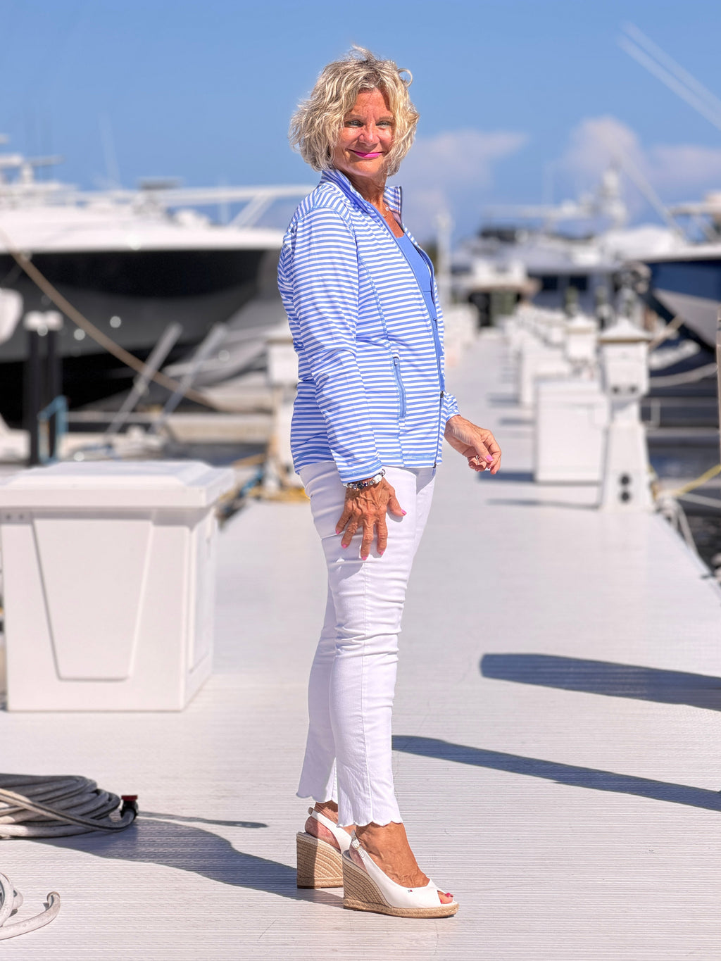 MARINA PERRI FULL ZIPPER JACKET