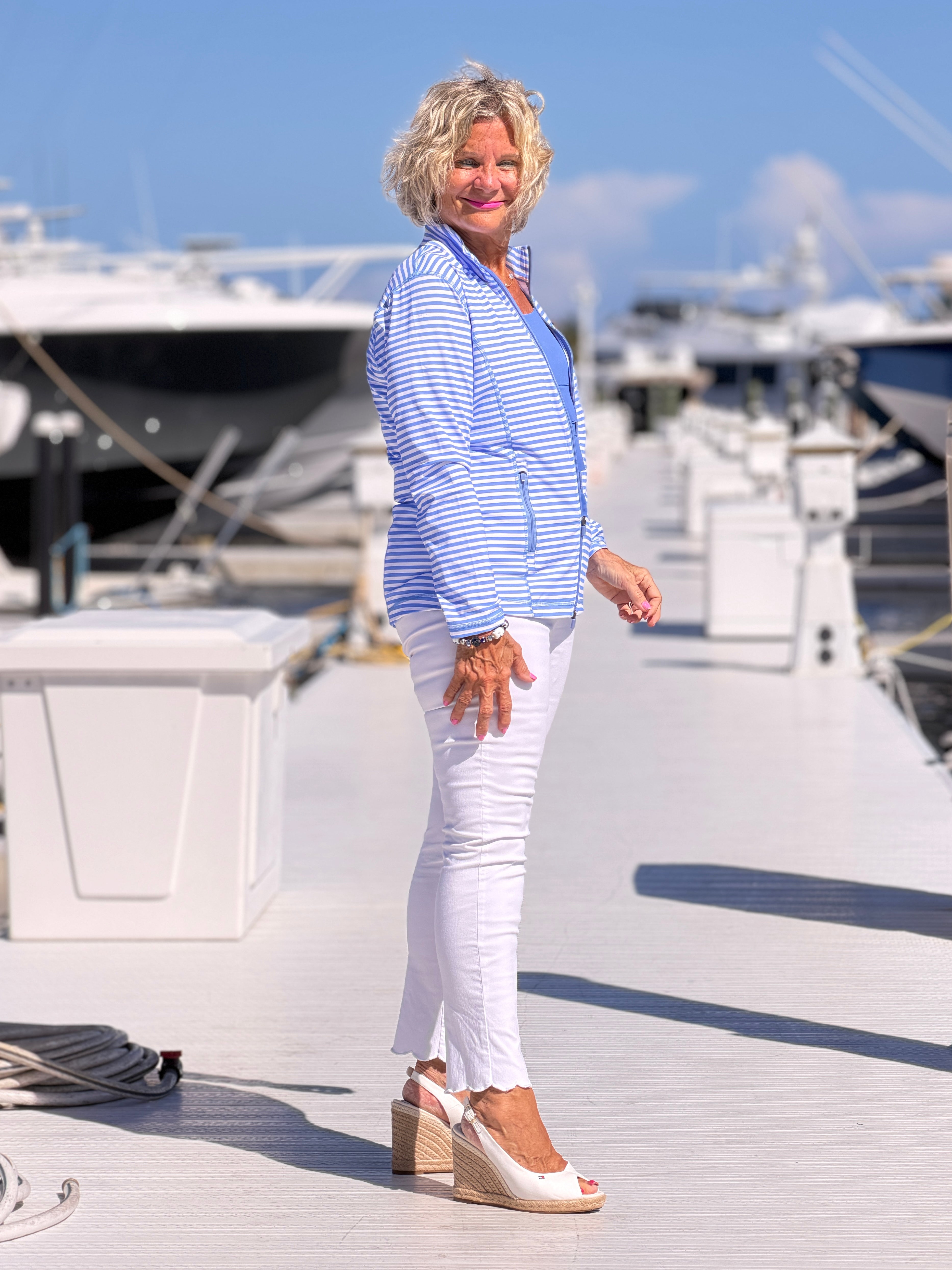 MARINA PERRI FULL ZIPPER JACKET