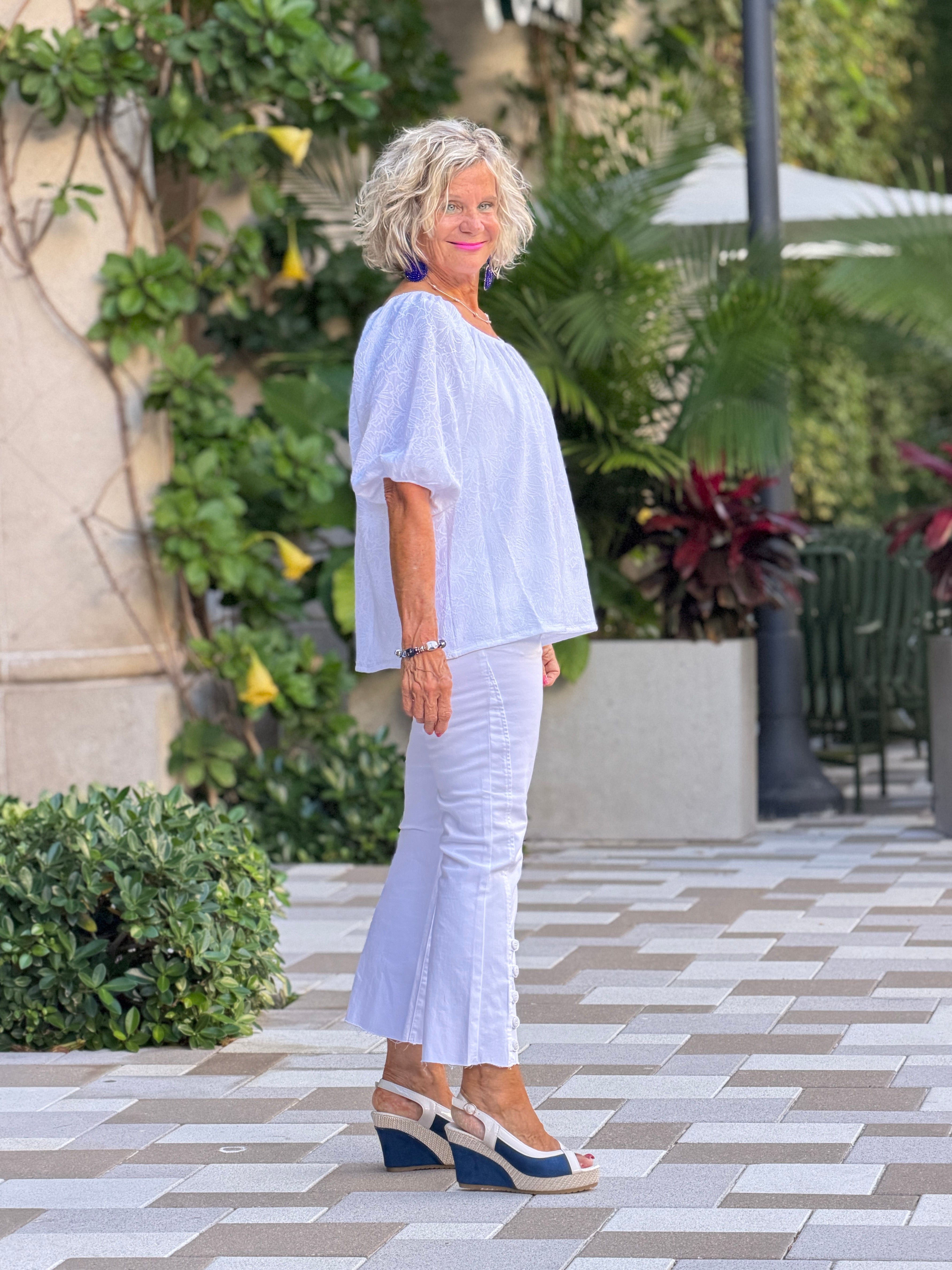 SUMMER WHITE FASHION TOP