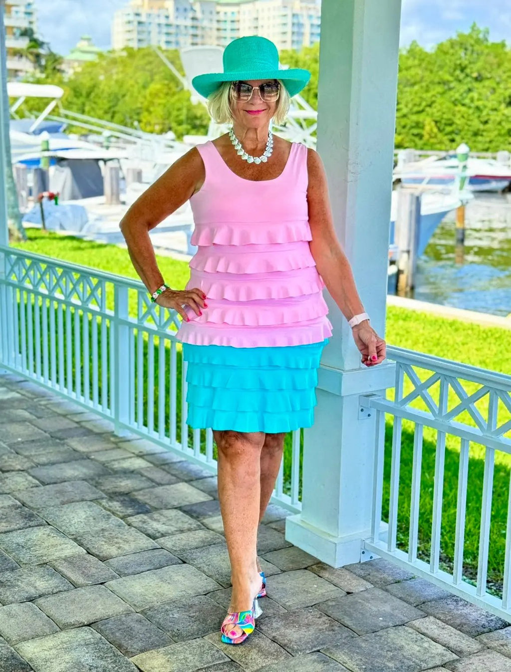 SEAFOAM CHA CHA SKORT