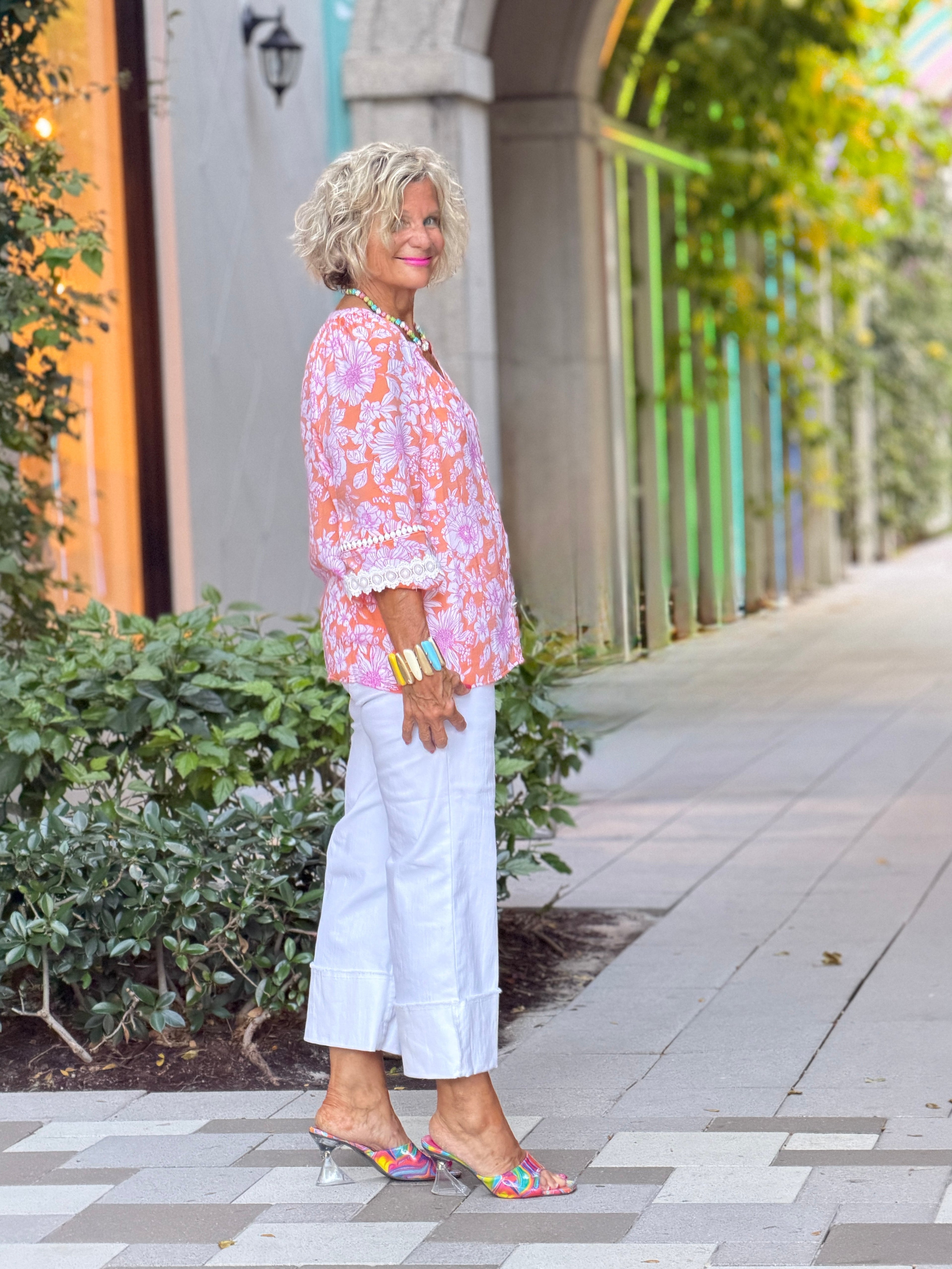 MANDARIN MULT FASHION TOP