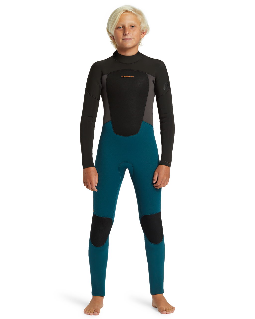 5/4/3 Prologue Boys Back Zip Wetsuit - Midnight Turquoise