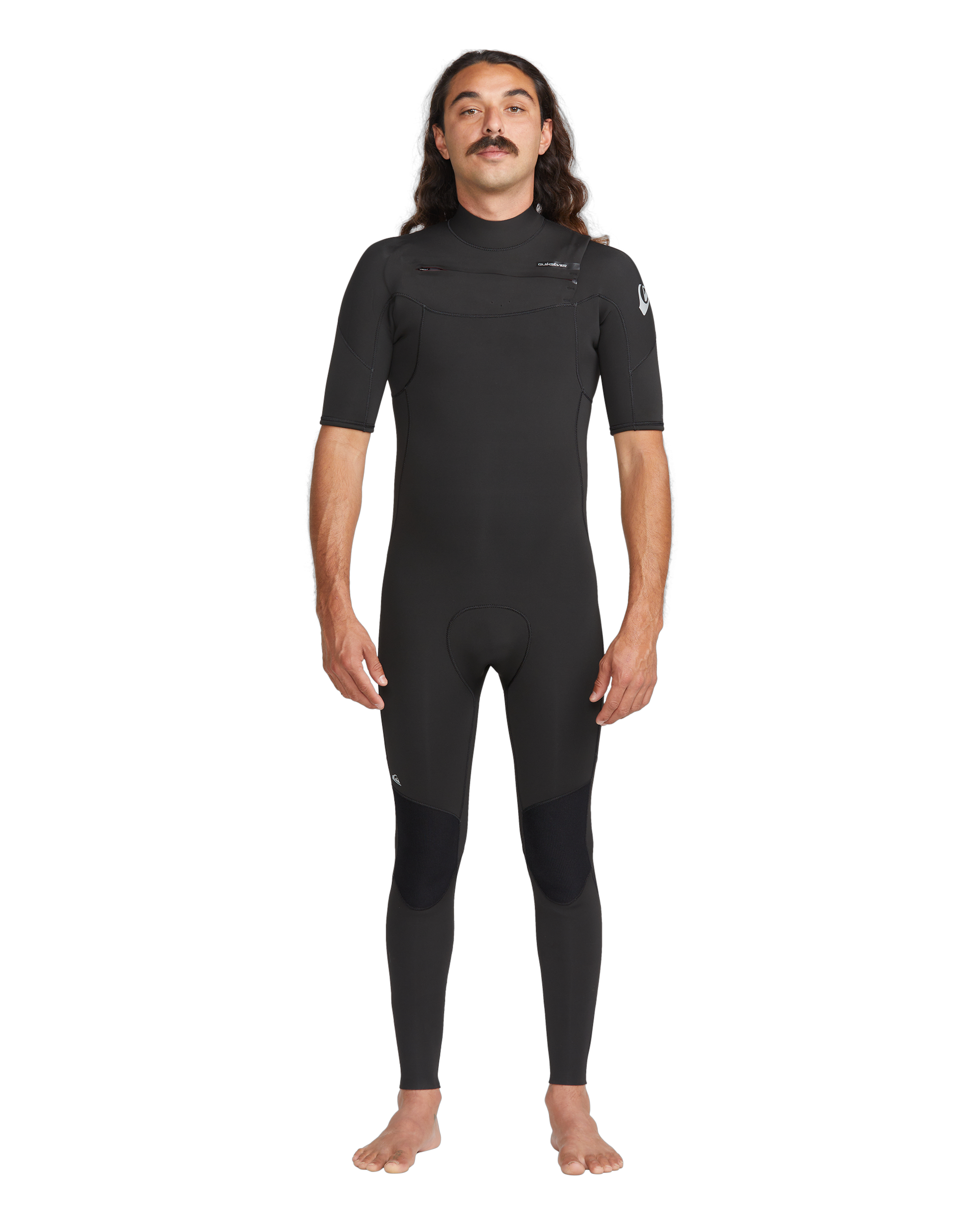 2/2 Everyday Sessions Chest Zip Short Sleeve Wetsuit - Black