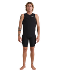 2Mm Highline Pro Impact Short John Impact Wetsuit - Black