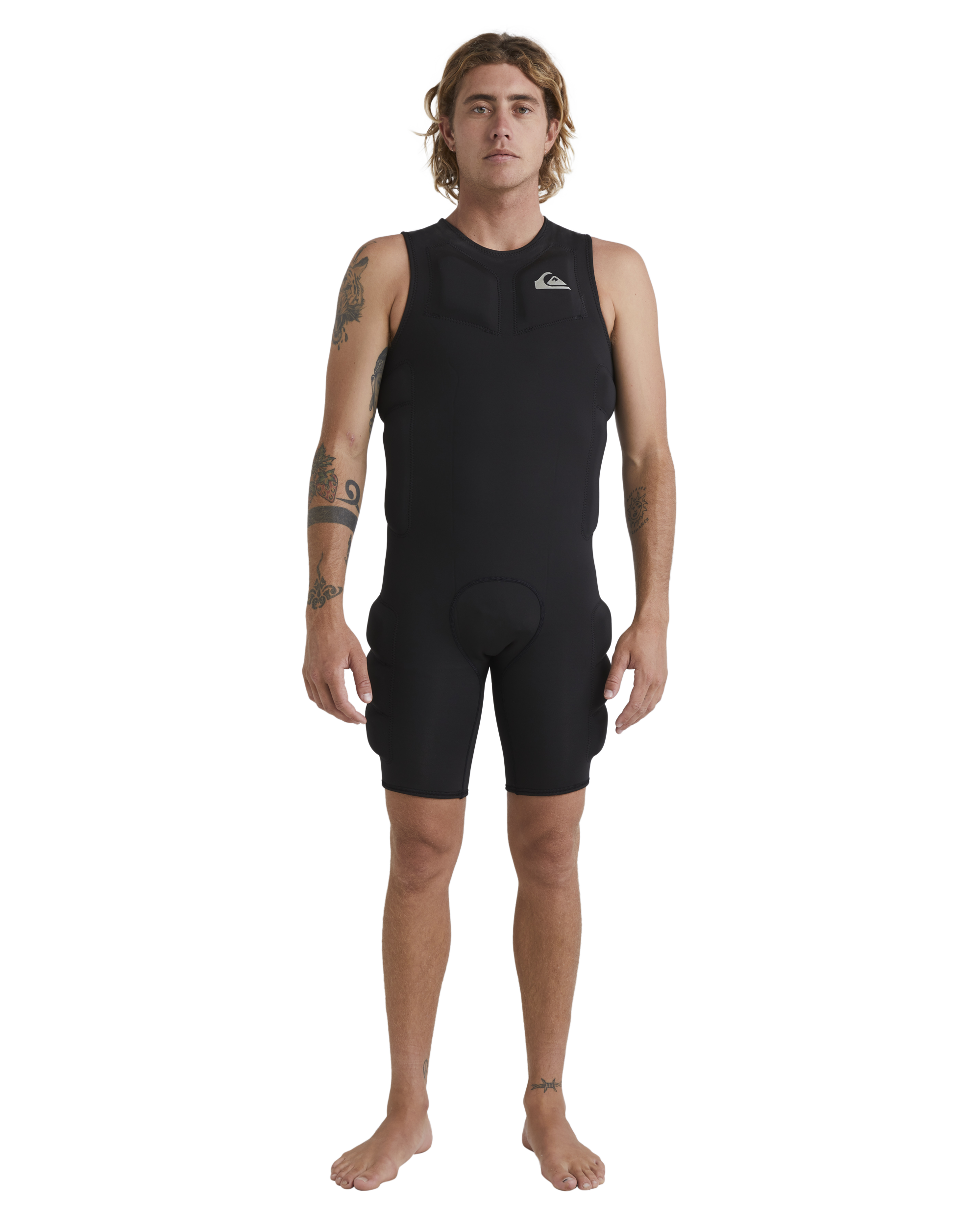 2Mm Highline Pro Impact Short John Impact Wetsuit - Black