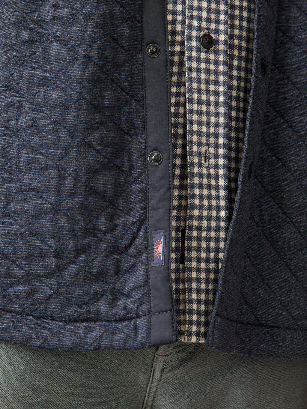 Epic Quilted Fleece CPO - Navy Melange