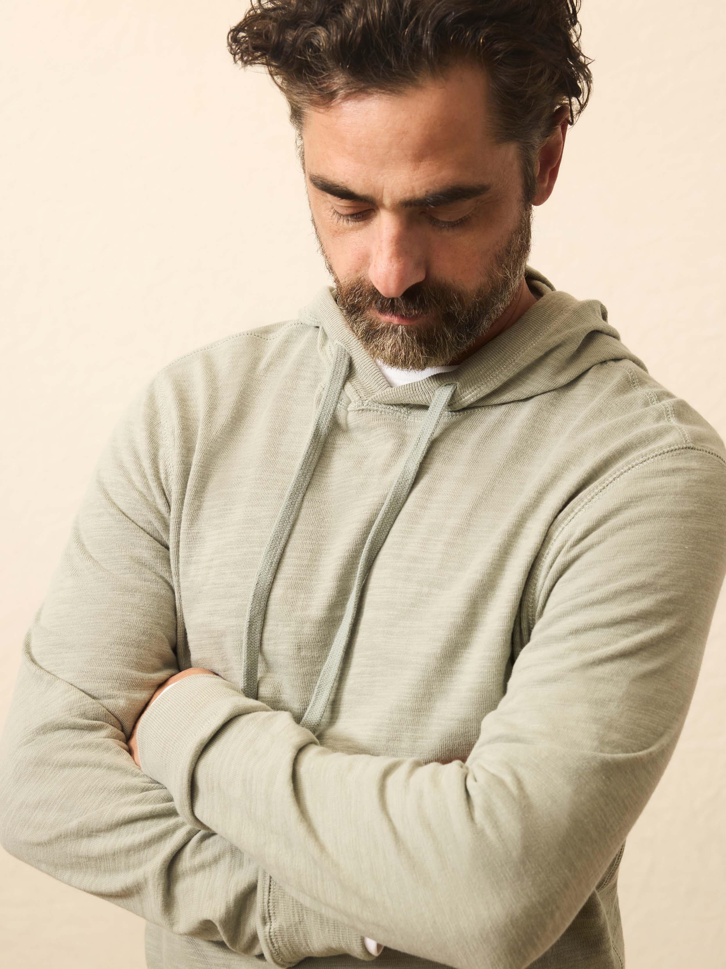 Sunwashed Organic Hoodie - Coastal Sage