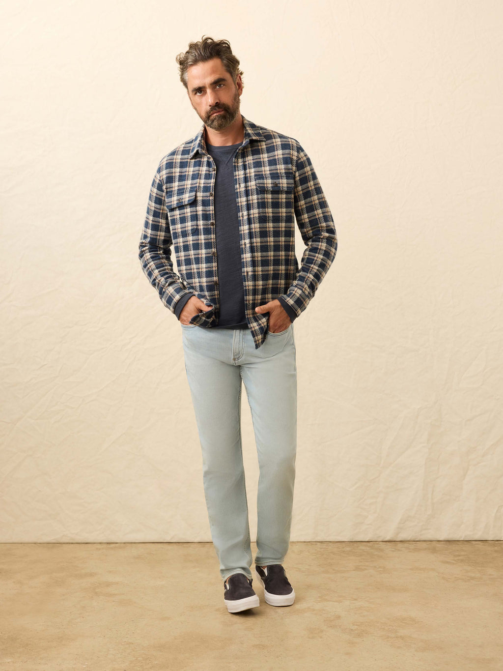 Legend™ Sweater Shirt - Golden Lake Plaid