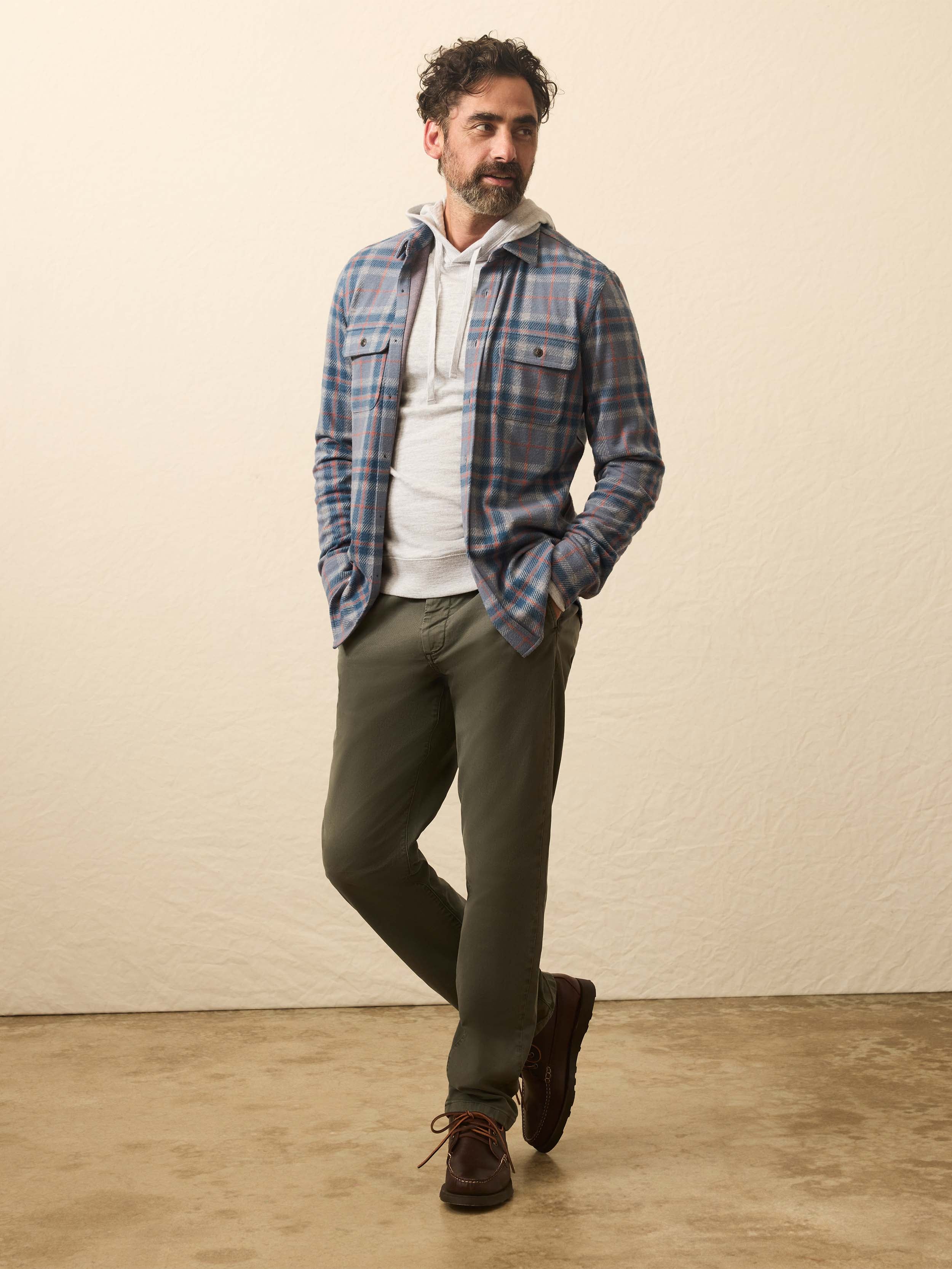Legend™ Sweater Shirt - Three Lakes Plaid