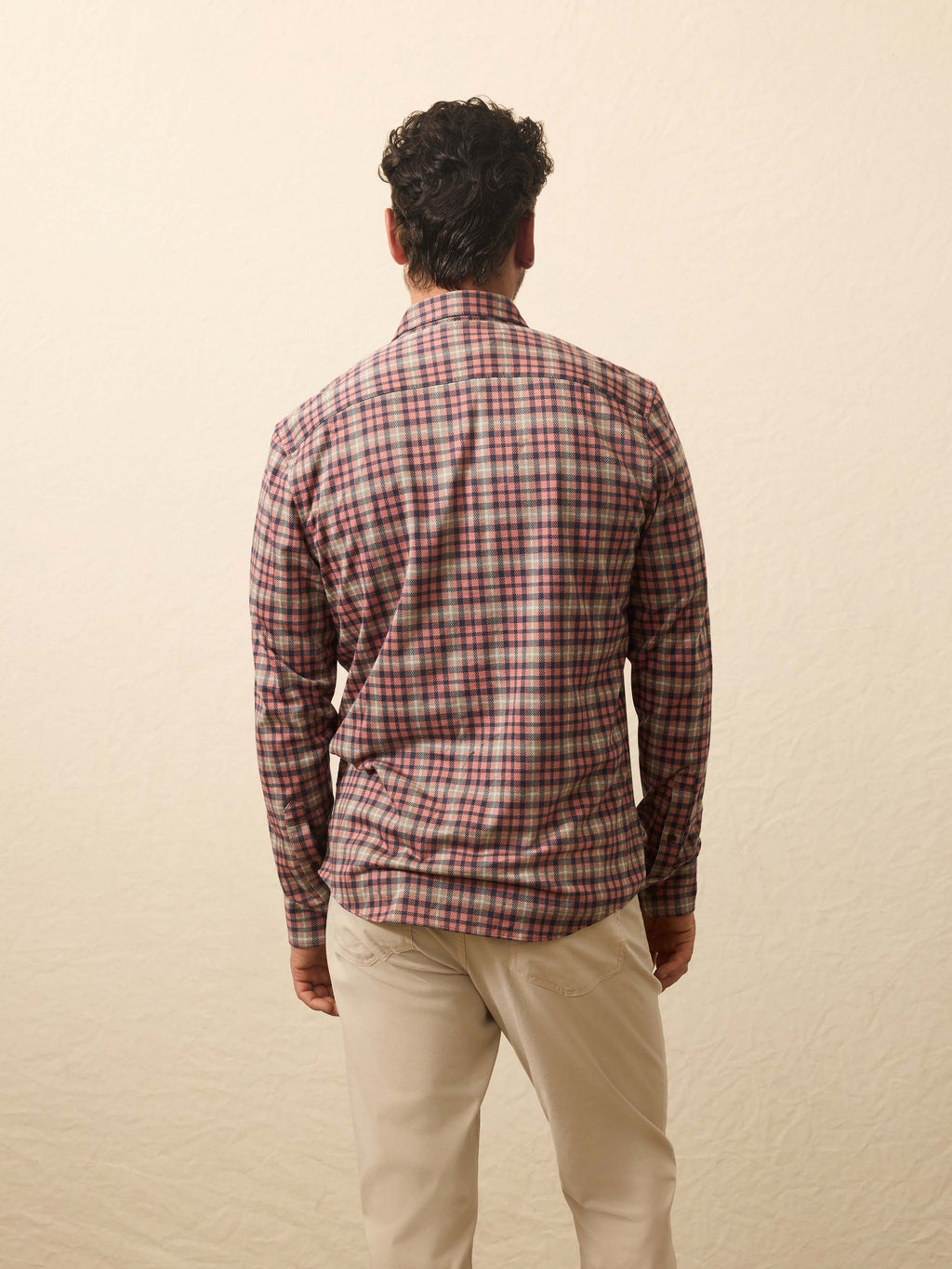 Coastline Knit Shirt - Redstone Forest Plaid (Tall)