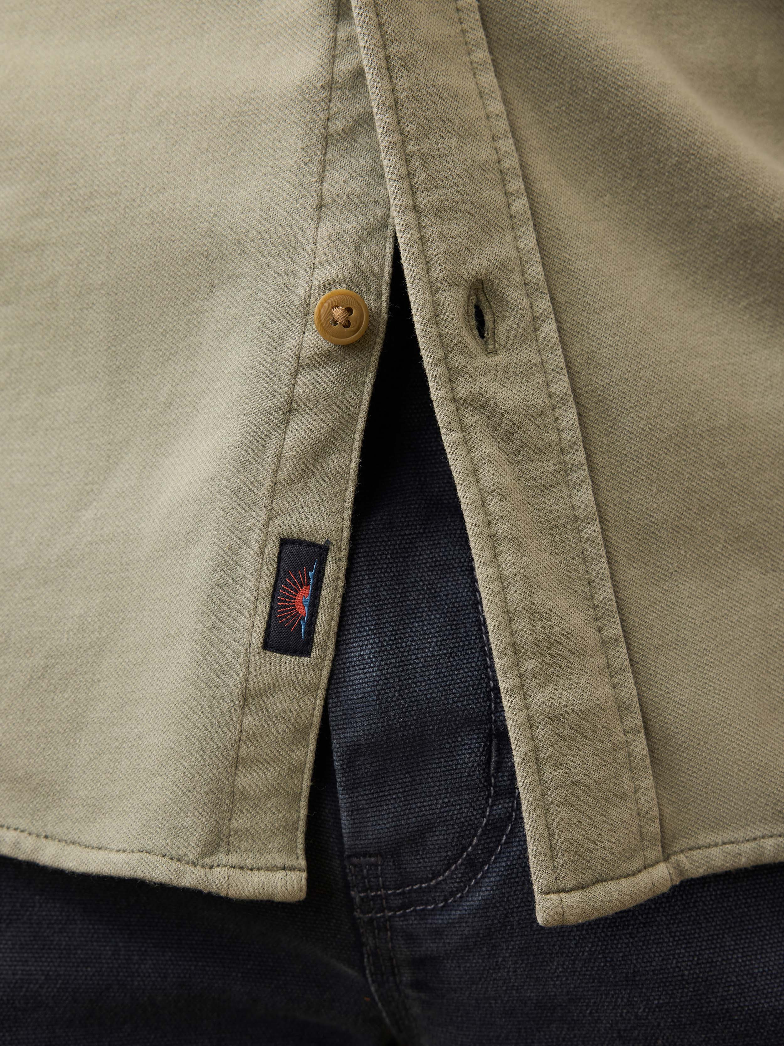 Field Knit Shirt - Coastal Sage
