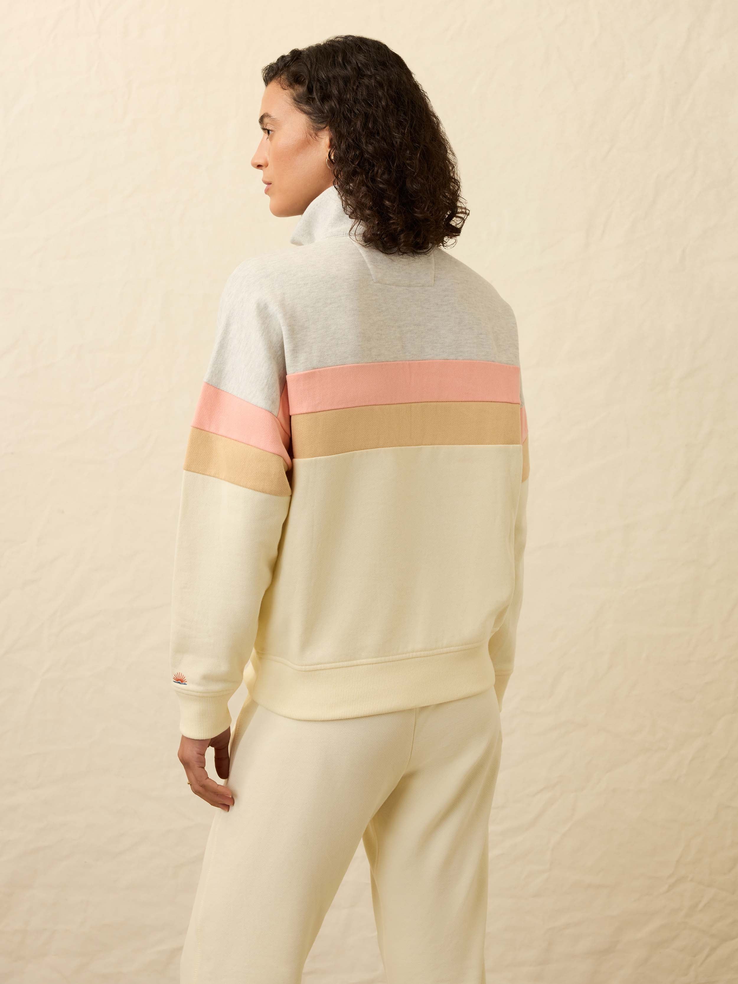High Standard Fleece Quarter Zip - Golden Horizon