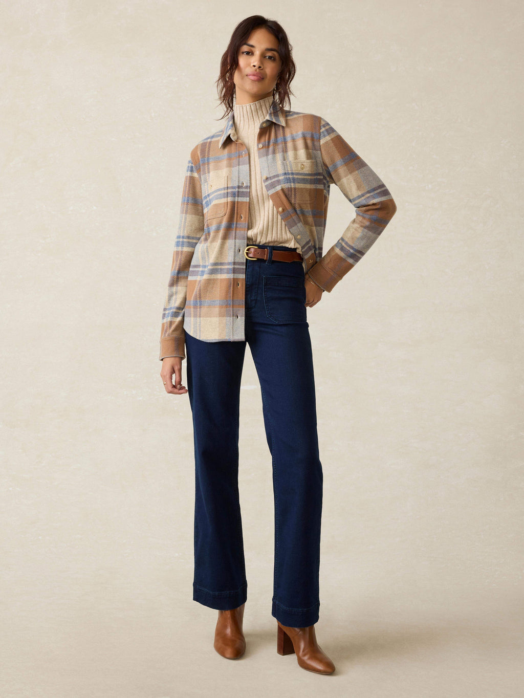 Legend Sweater Shirt - Rockland Plaid
