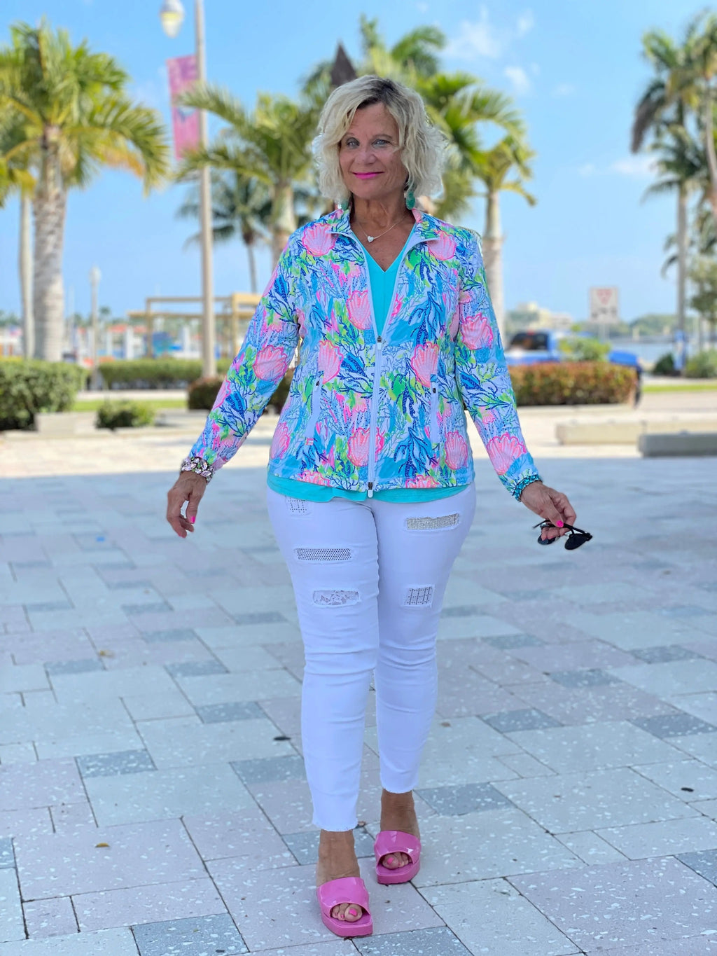 SEASHELL BEACH FULL ZIPPER