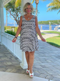 SANDBAR LAYERED RUFFLE DRESS