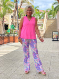 PINK PINEAPPLE PARTY PALAZZO PANT
