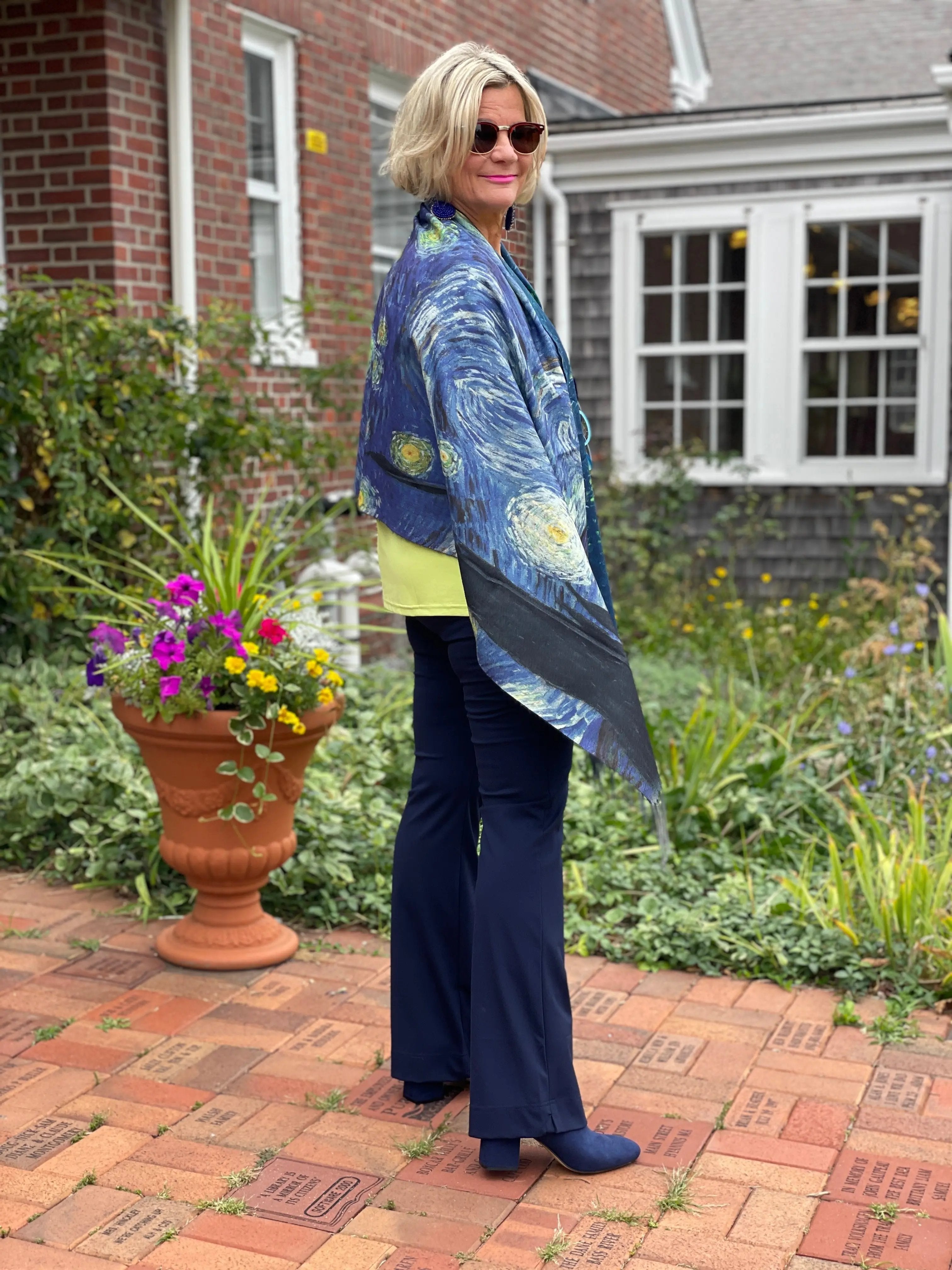 RIVER CRUISE REVERSIBLE SUEDE CLOTH WRAP