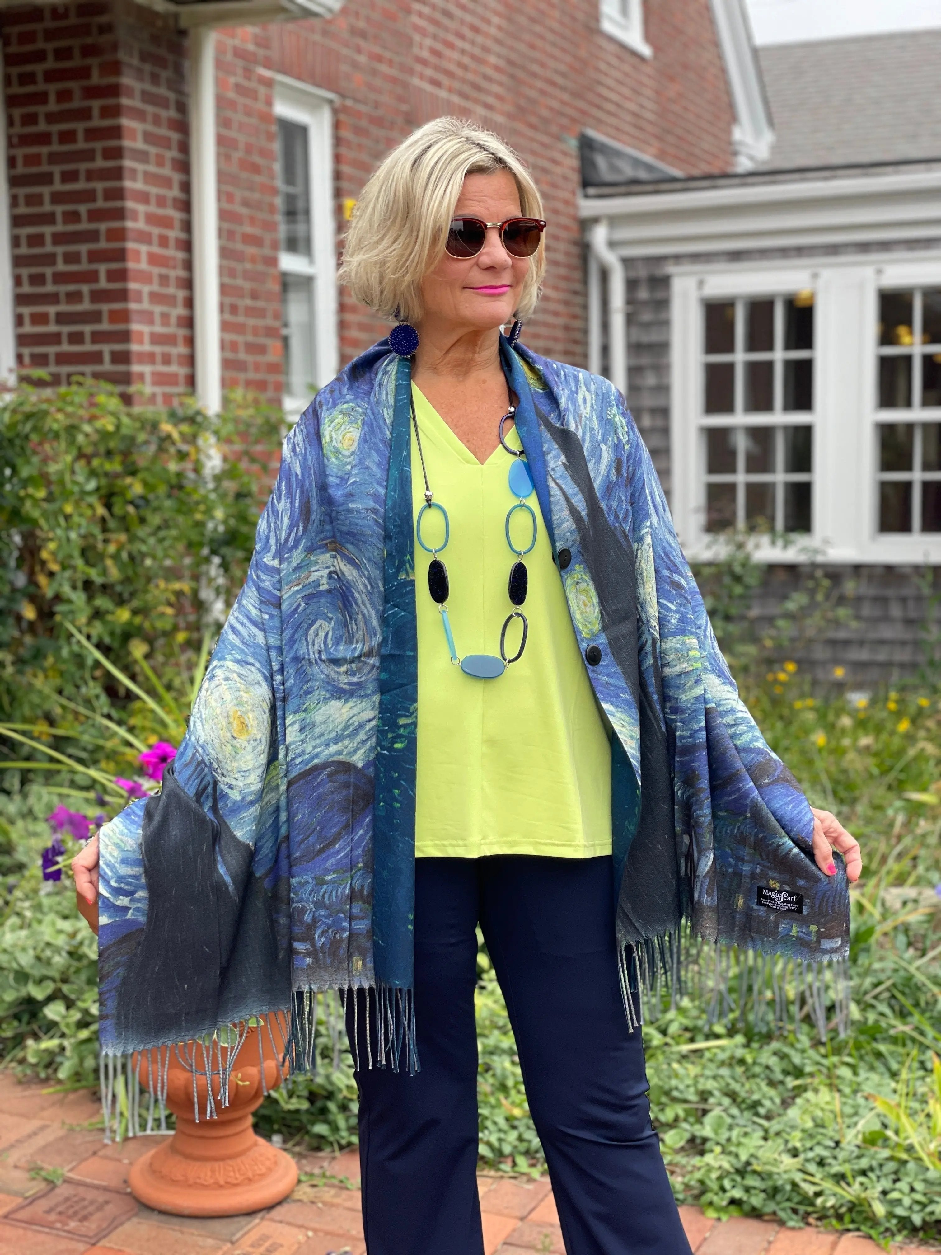RIVER CRUISE REVERSIBLE SUEDE CLOTH WRAP