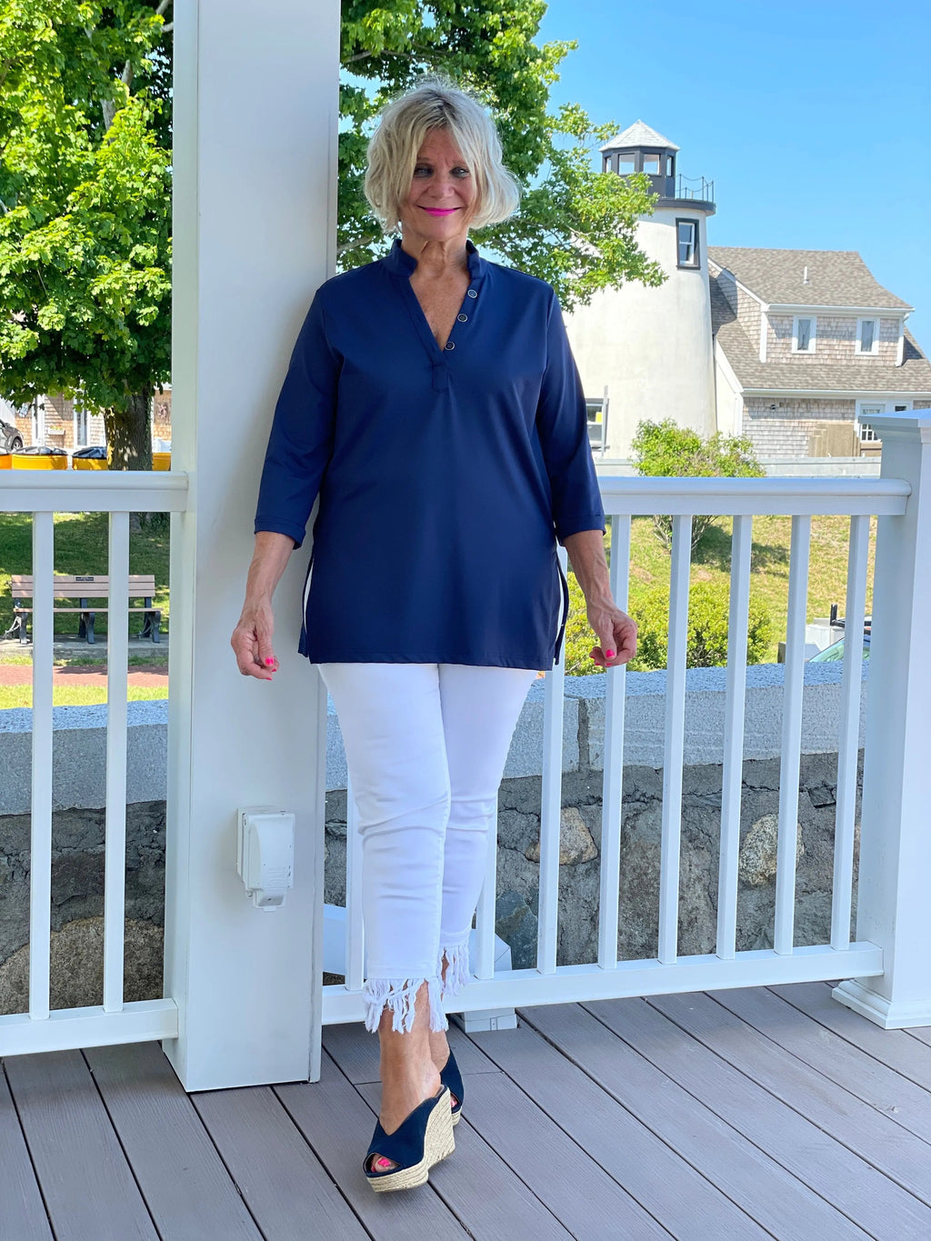 NAVY TUNIC