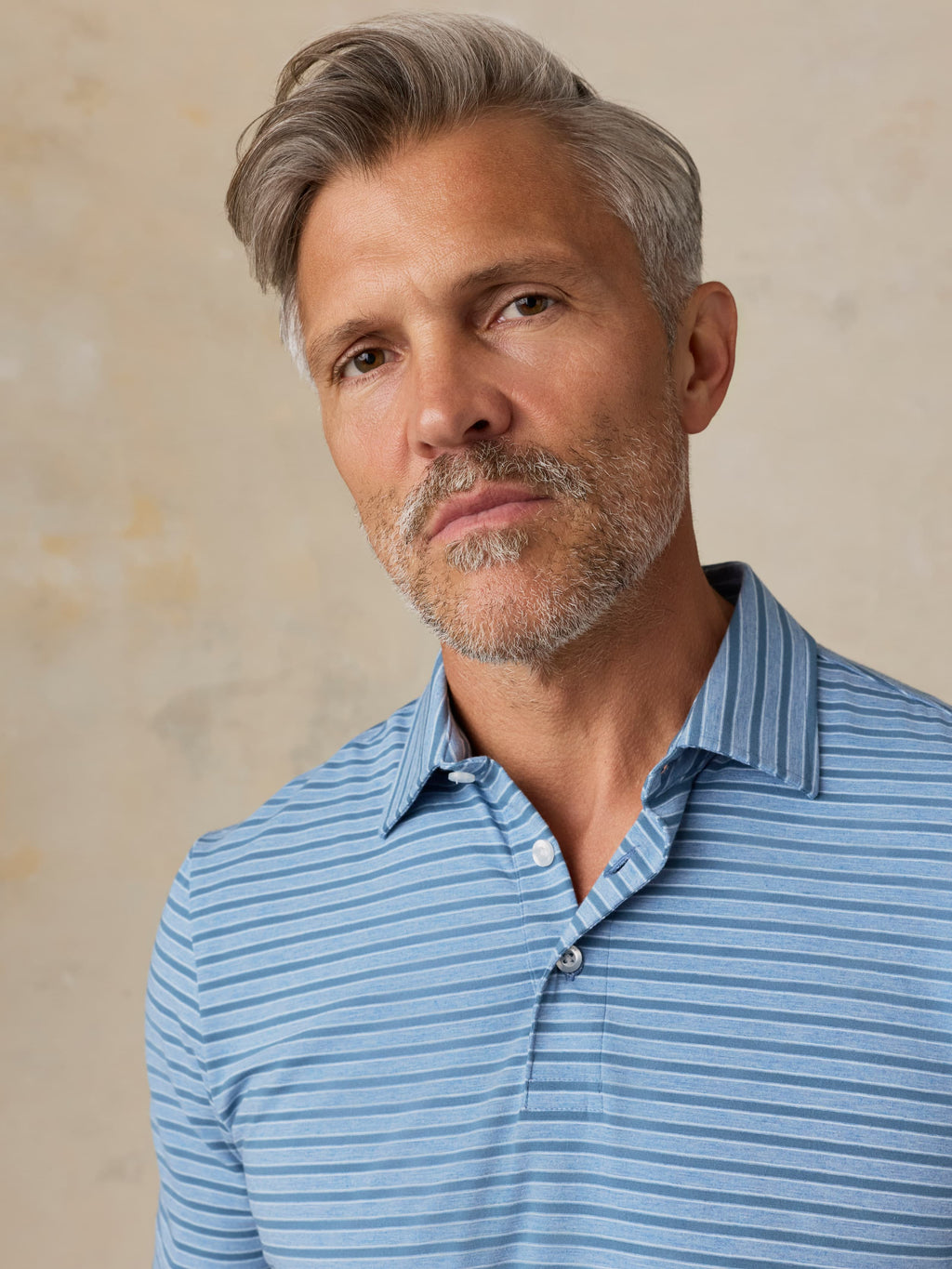 Short-Sleeve Movement™ Polo - Creek Falls Stripe