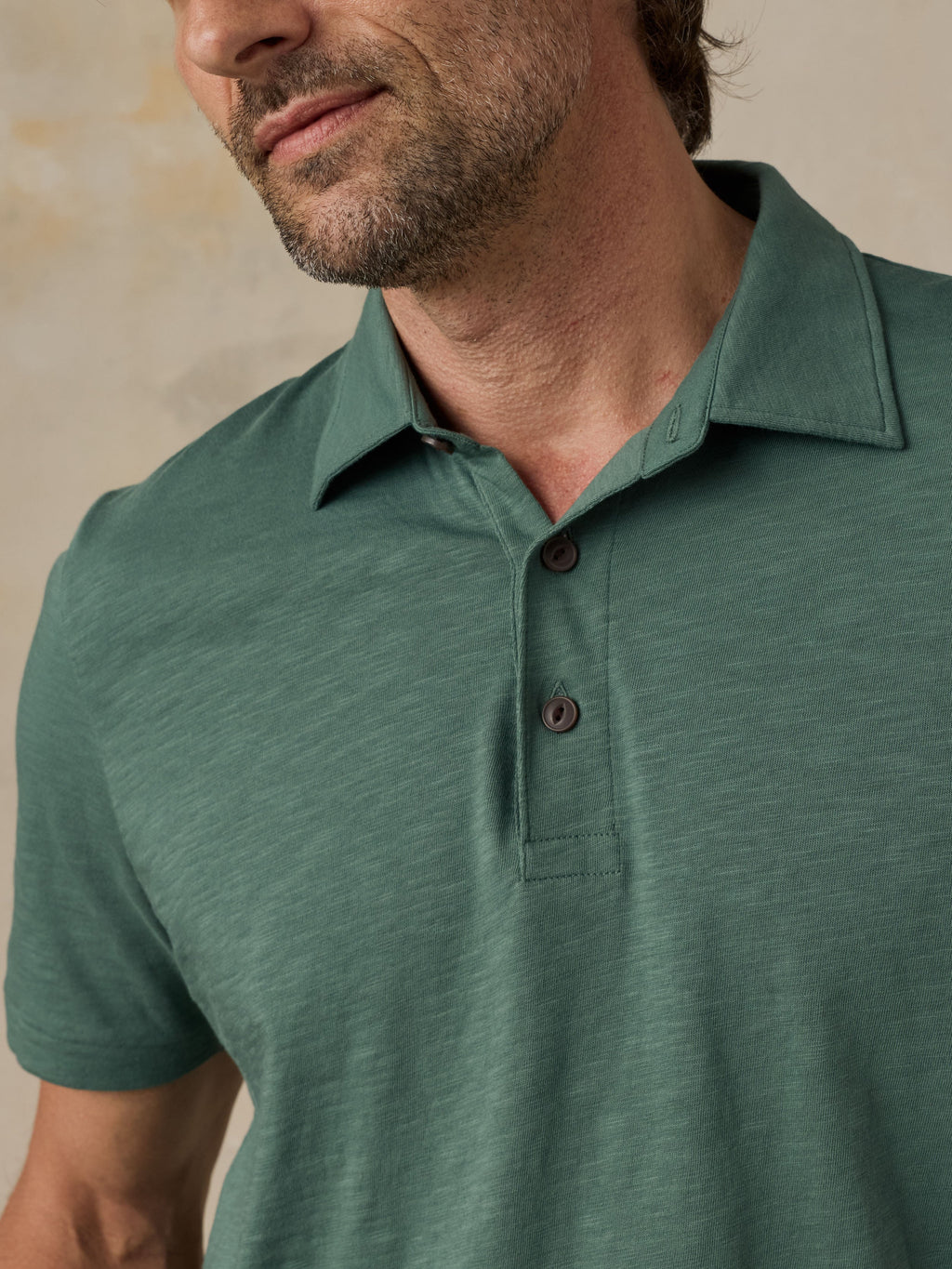 Sunwashed T-Shirt Polo - Island Spruce