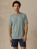 Sunwashed Regenerative Tee - Verona Green Stripe