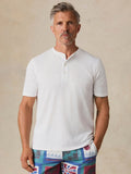 Short-Sleeve Breeze Henley - White