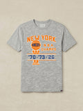 NY Knicks Sunwashed Regenerative Tee - Granite Heather