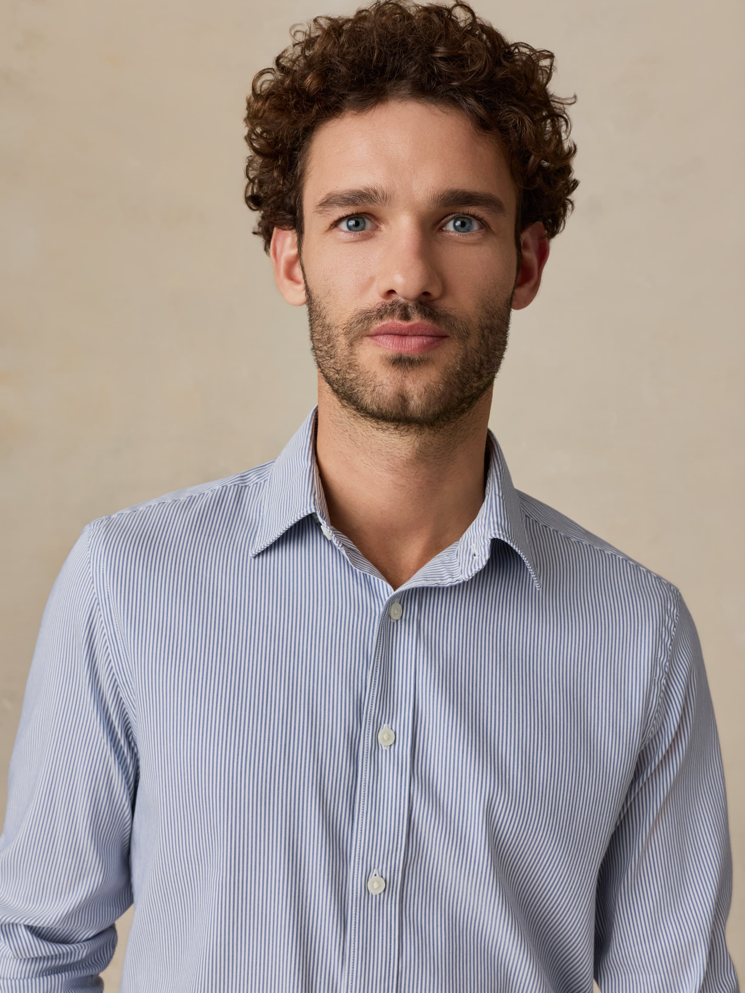 The Movement™ Shirt - Sapphire Cloud Stripe