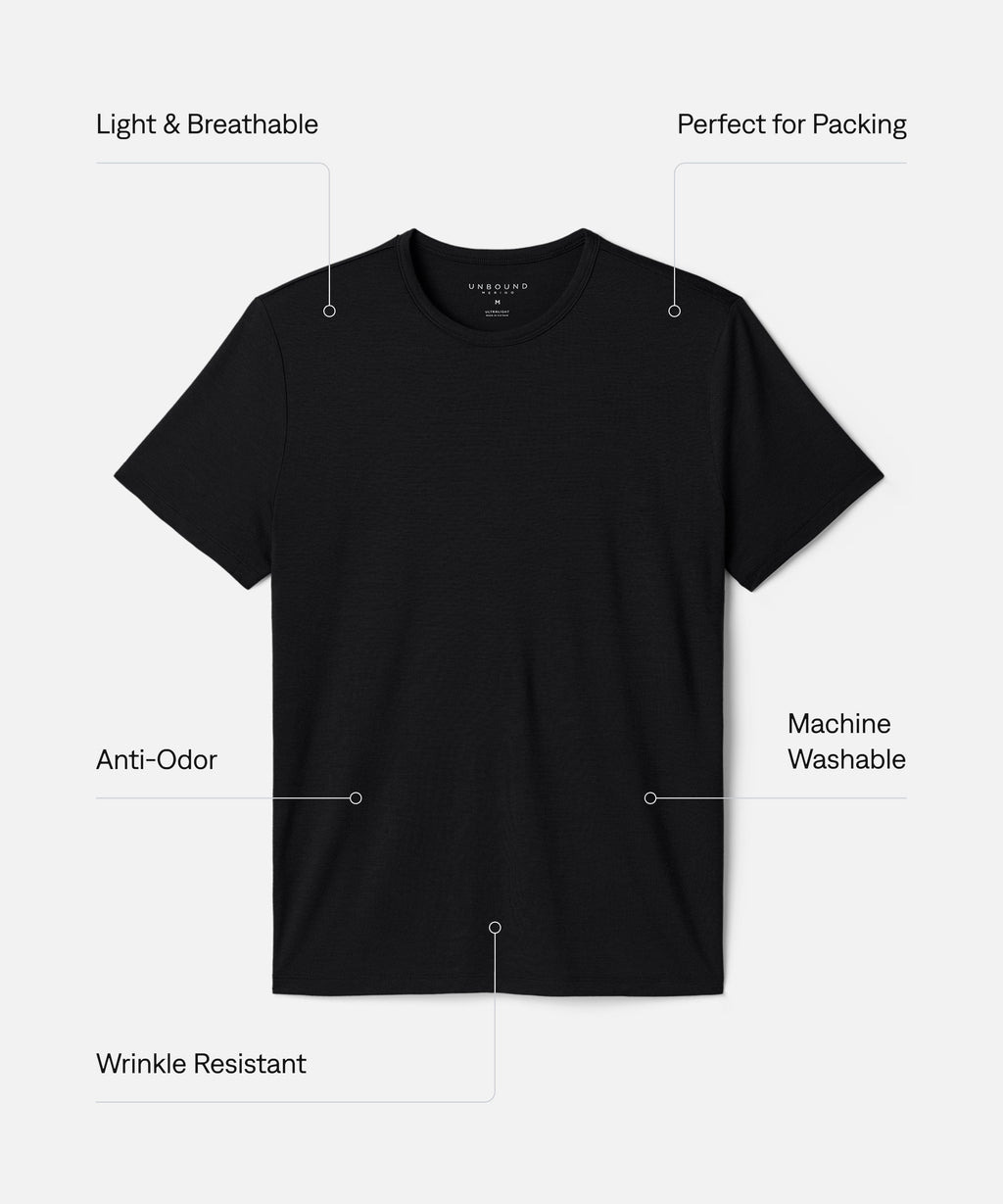 Men's Merino Ultralight Crew T-Shirt