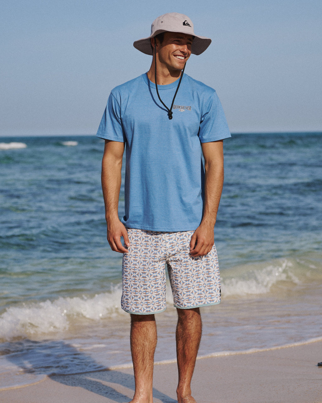 Dolby Short Sleeve Knit T-Shirt - Quiet Harbor Heather