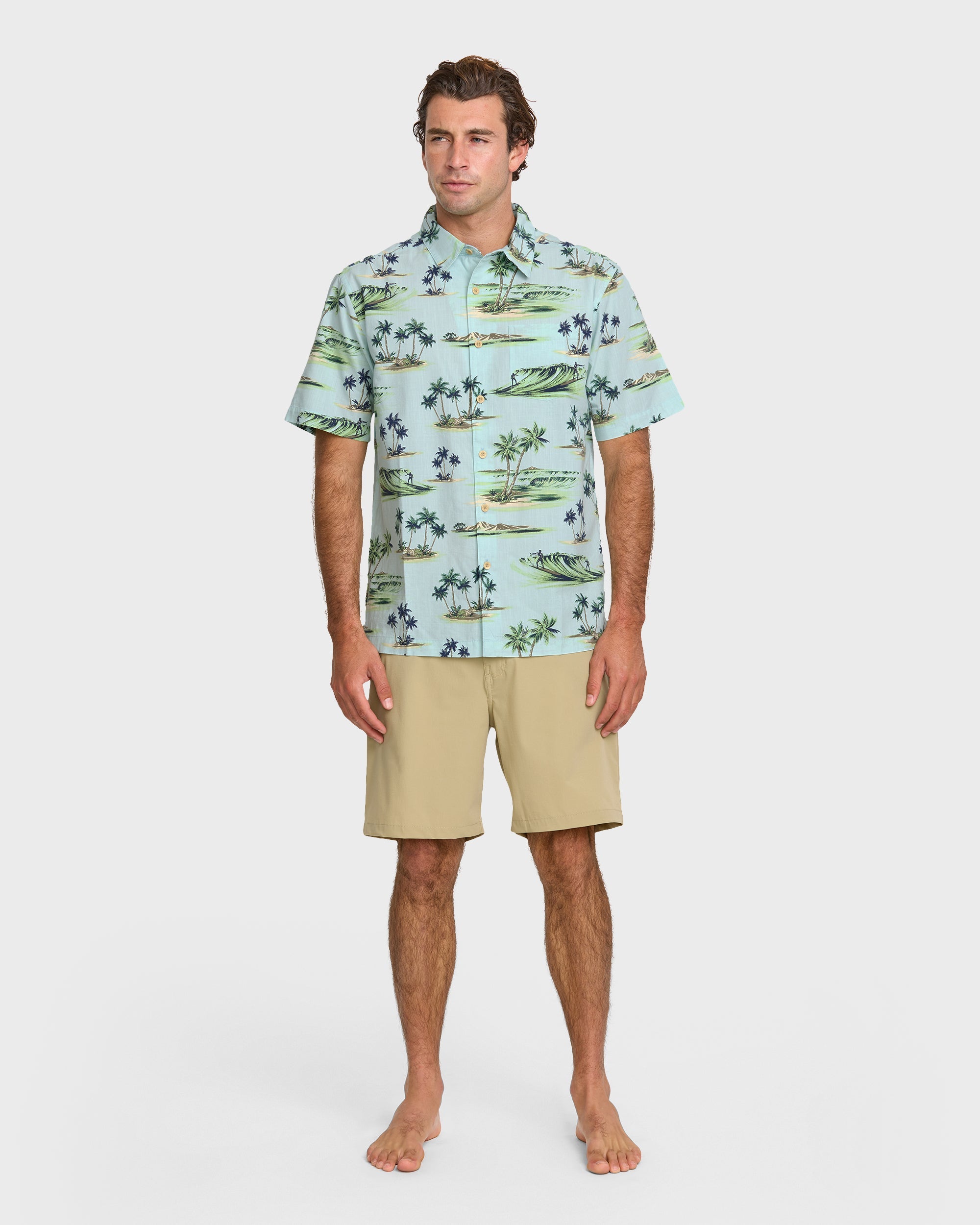 Waterman Day Dreamin' Shirt - Cool Blue